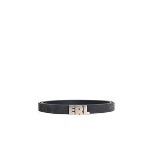 Erl Black Suede Belt Men